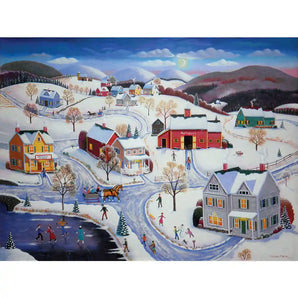 Moonlight Snow Jigsaw Puzzle