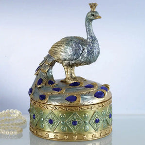 Peacock Trinket Box