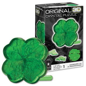 3D Crystal Shamrock Puzzle