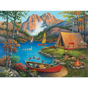 Picturesque Campsite Jigsaw Puzzle