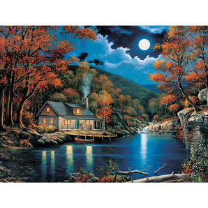 Cabin by the Lake Jigsaw Puzzle