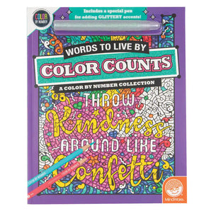 Color Counts Glitter Book