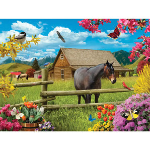 Springtime On The Range 1000 Piece Jigsaw Puzzle