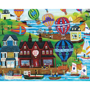 Hot Air Balloon Seaside 1000 Piece Jigsaw Puzzle