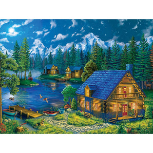 Forest Cabin Jigsaw Puzzle