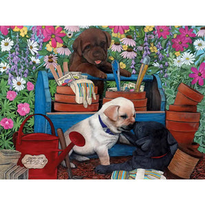 Garden Pups 500 Piece Jigsaw Puzzle