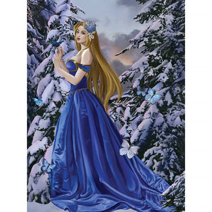 Blue Dress Jigsaw Puzzle
