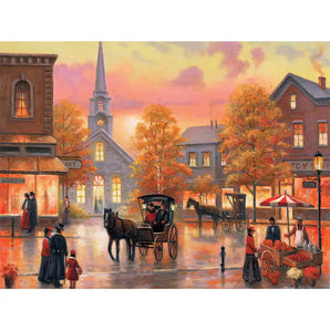 Autumnal Breeze In Pleasantville Jigsaw Puzzle