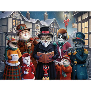KoolKat Karolers Jigsaw Puzzle