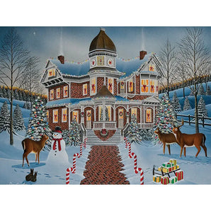 Merry and Bright 1000 Large Piece Jigsaw Puzzle
