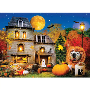 Trick Or Treat Glow 500 Piece Jigsaw Puzzle