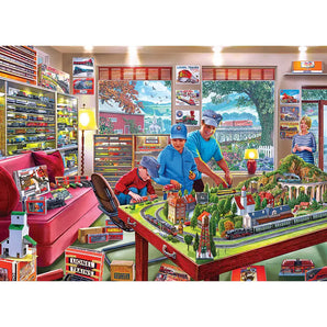 The Boys' Playroom 1000 Piece Jigsaw Puzzle