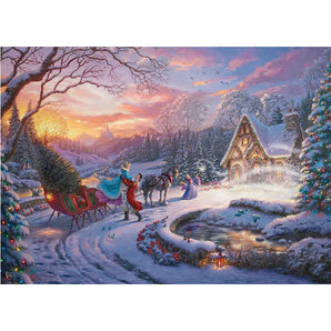 Cinderella Bringing Home The Tree 1000 Piece Jigsaw Puzzle
