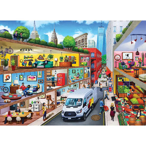 City Living 1000 Piece Jigsaw Puzzle