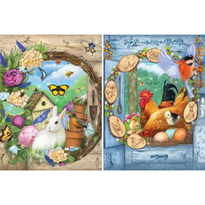 Set of 2 Art And A Little Magic Jigsaw Puzzles