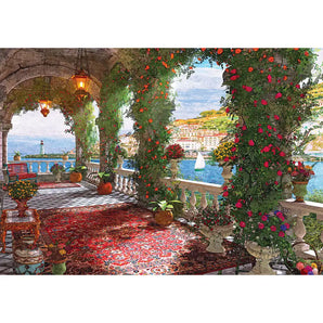 Mediterranean Veranda 1000 Piece Jigsaw Puzzle