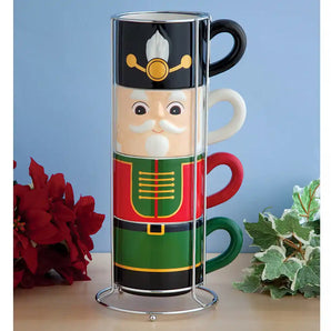 Nutcracker Stacking Mug Set