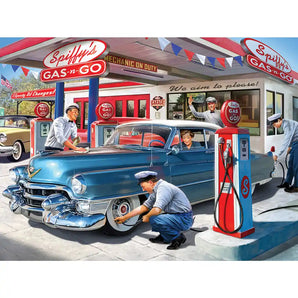 50s Service Station Jigsaw Puzzle