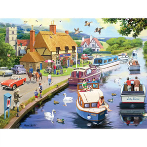 A Lazy Evening On The River Jigsaw Puzzle