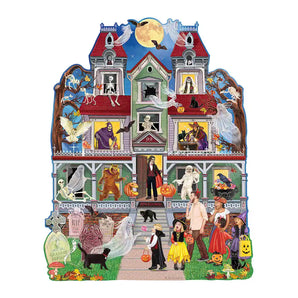 Ninety Nine Haunting Lane Shaped Jigsaw Puzzle