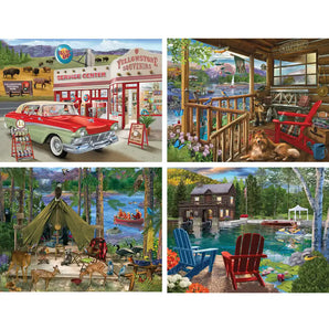 Bigelow Illustrations 4in1 MultiPack Puzzle Set