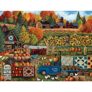 Buttermilk Farm Fall 300 Large Piece Jigsaw Puzzle