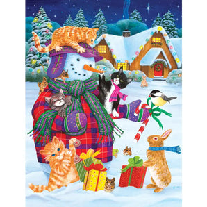 Snowmans Surprise Guests Jigsaw Puzzle