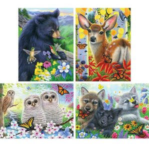 Set of 4 Bridget Voth Jigsaw Puzzles