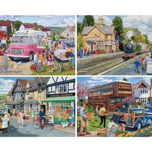 Village Memories 4in1 MultiPack Puzzle Set