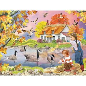 Welcoming Our Autumn Visitors Jigsaw Puzzle