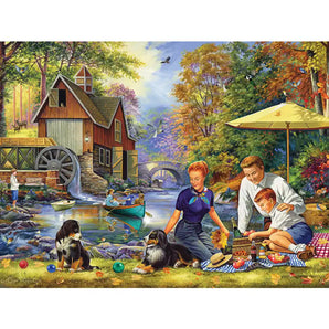 Late Summer at the Old Mill Jigsaw Puzzle