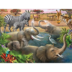 Gathering Pool 500 Piece Jigsaw Puzzle