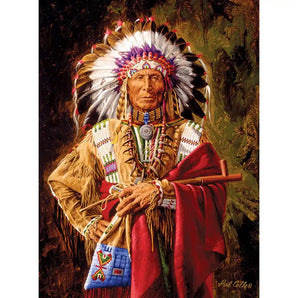 Chief of the Rosebud Jigsaw Puzzle