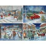 Set of 4 Ruane Manning Jigsaw Puzzles