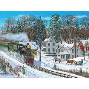 Railroad Town Jigsaw Puzzle