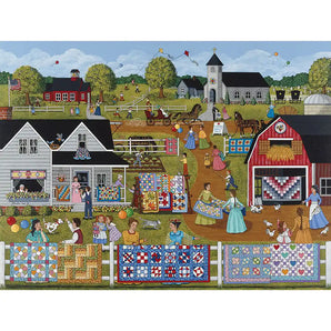 Annual Quilt Sale Jigsaw Puzzle