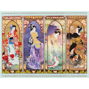 Oriental Gate Quilt Jigsaw Puzzle