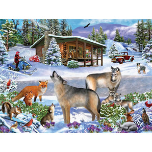 Snow Tapestry Jigsaw Puzzle