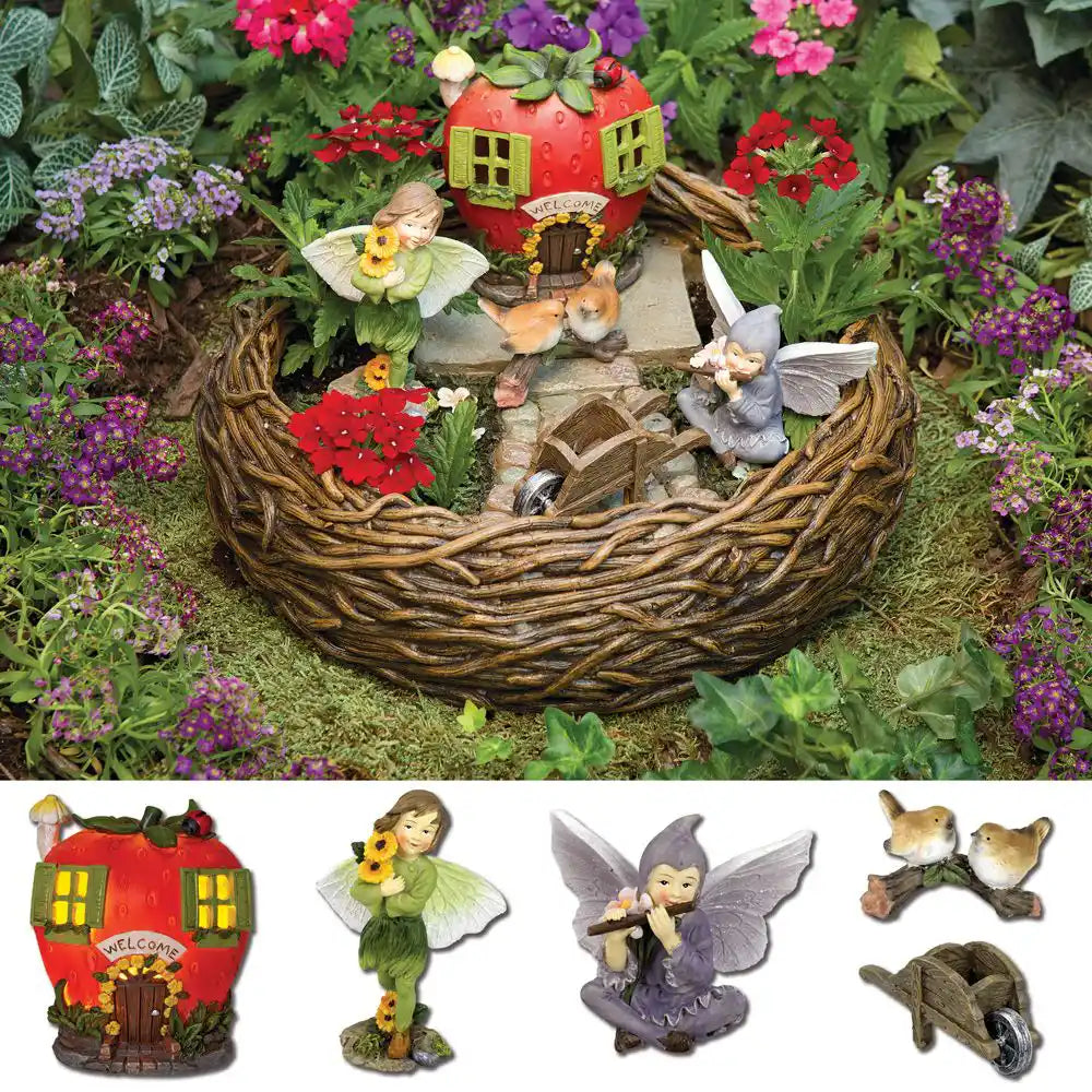 3 Miniatur-Baumhäuser Aus Harz – DIY-Feen-Garten-Deko Für Sukkulenten & Mini-Landschaften