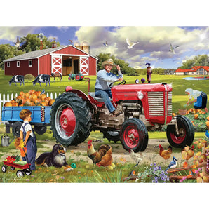 Harvesting Pumpkins Jigsaw Puzzle