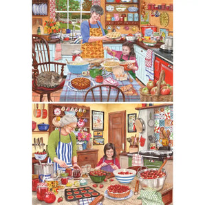 Set of 2 Tracy Hall Jigsaw Puzzles