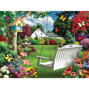 Blooming Backyard 1000 Piece Jigsaw Puzzle