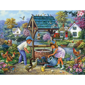 Summer In the Village Jigsaw Puzzle