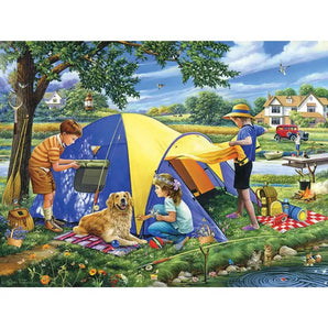 Camping Close To Home Jigsaw Puzzle