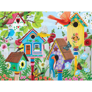 Birdhouse Garden Jigsaw Puzzle