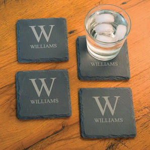 Personalized Slate Coasters