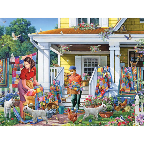 SUNSOUT The Best Trees 500-Piece Puzzle - Winter Scene Jigsaw By Oleg Gavrilov