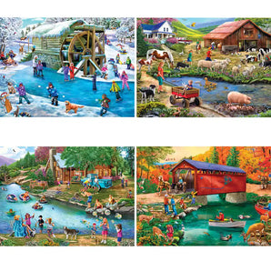 River Escapades 4in1 MultiPack Puzzle Set