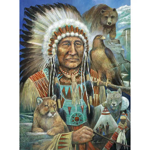 Chief Sitting Bear Jigsaw Puzzle