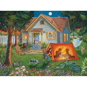 Backyard Camping Jigsaw Puzzle